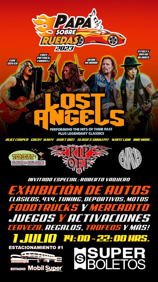 drummertpf's tweet photo. #LostAngels headed to Monterrey Mexico JULY 1 -  Line Up @stacey_blades #ERICDOVER @SeanMcNabbLA &amp; muah @drummertpf thx Omar #LegendCY https://t.co/FZJAWqRQq0