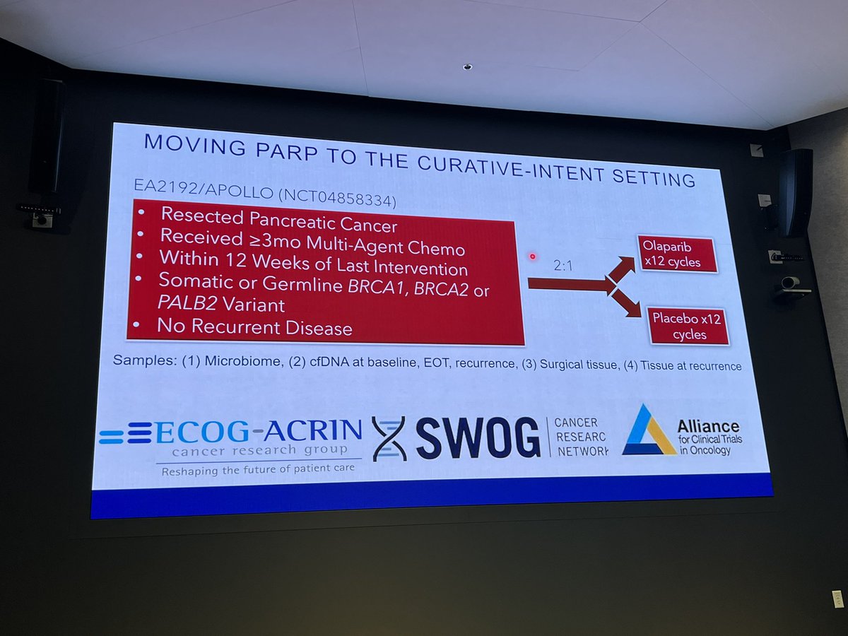 So great to catch up and learn from @KReissMD about the current advancements in #BRCA and #PARP for #PDAC including her @eaonc E2192 #APOLLO trial currently accruing @OHSUsurgery @OHSUpancreatic @Jon_BrodyPhD @Graceful_Views #precisiononcology 🧬 🩸 🧪 💊 #endcancer @OHSUKnight