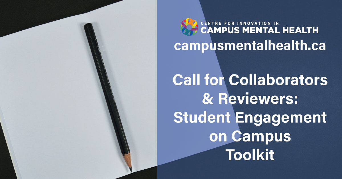 If you'd like to provide post-secondary staff with tools and strategies to build evidence-based services and bolster student engagement efforts on campus, become a toolkit collaborator and/or reviewer! Apply here: surveymonkey.com/r/38HSBJR The application deadline is June 23rd.