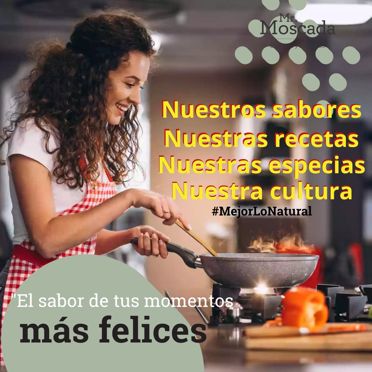 🌿#MrMoscadaEspecias es el adobo ideal en la #CocinaColombiana:
🥩Carnes #DeLaParrilla
🍝Pastas #DeLaToscana
🦐Pescados #DeLaSubienda
🥣Sopas #DeLaHuerta
🥗Ensaladas #DeLaHuerta
🍗Pollos #DeLaGranja
Pedidos wa.link/y6o2ub
#mejorlonatural #mrmoscada #Especias