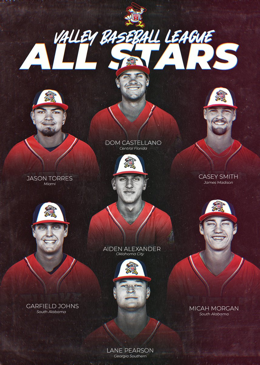 We’re so excited to announce that 7️⃣ of our guys have been named to the VBL All Star Team! The All Star Game starts June 25th at 5:00PM in Front Royal.