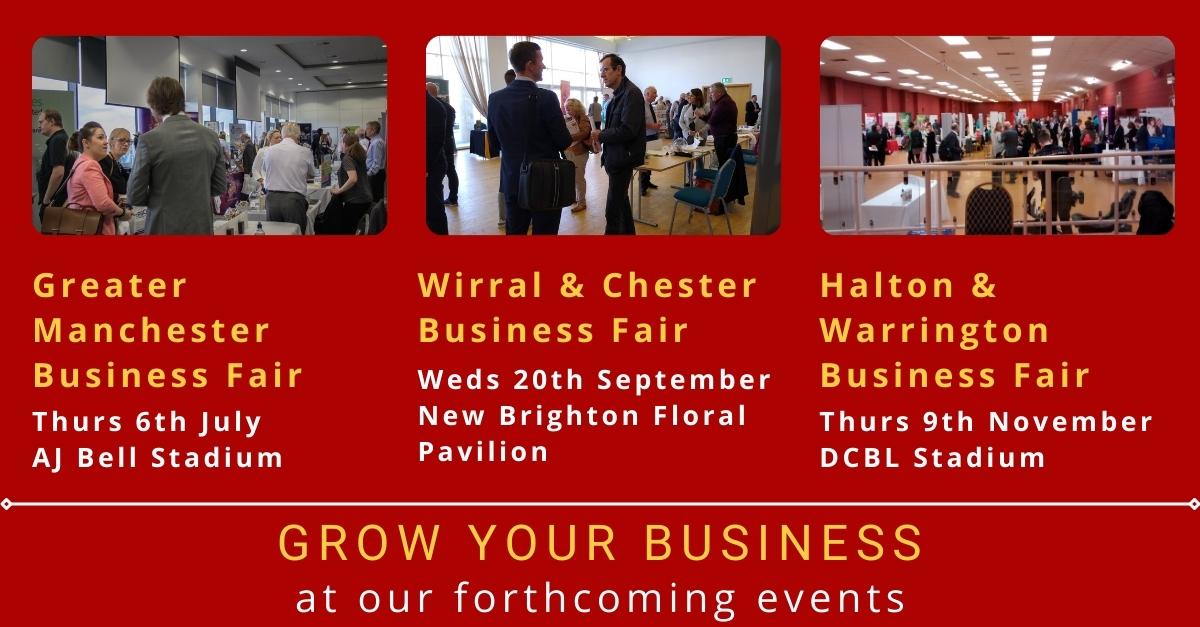 Hello all #HaltonHour & #NWalesHour, Kathy from @LiverpoolBA here 👋 Sorry haven’t been able to join you for a while – have had a lot of family stuff going on! 

For those that don’t know us, we organise #B2B events across the North West region 

businessfairsuk.com/forthcoming-ev…
