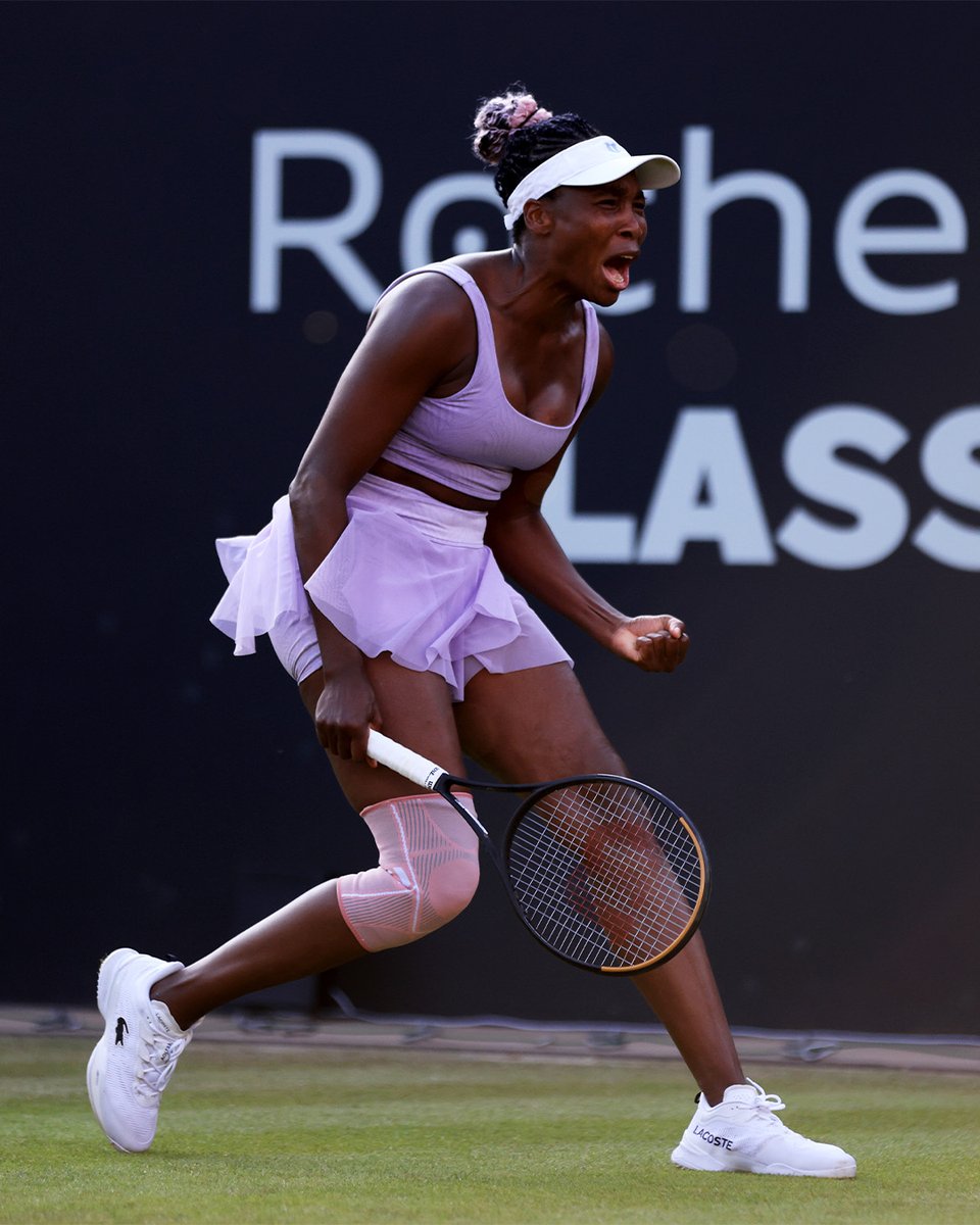 ✨ Timeless ✨

Venus Williams saves match point to force a third set vs Jelena Ostapenko in Birmingham!