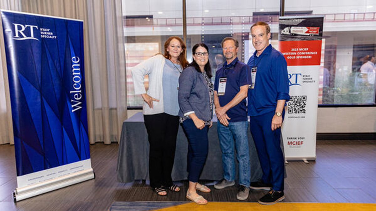 RT Specialty had the pleasure of sponsoring and attending the 2023 Motor Carrier Insurance Education Foundation (@MCIEF2) Western Conference last month. Thank you to everyone who joined us!

mcief.org/western-confer…

#TransportationIndustry #TruckingInsurance #InsuranceEvents