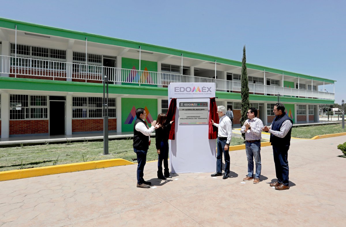 Inauguramos un nuevo edificio en la Universidad Politécnica de #Texcoco.