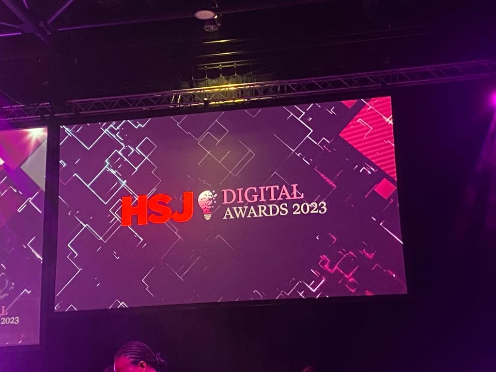 We're here at the #HSJDigitalAwards <a href="/HSJ_Awards/">HSJ Awards</a>🙌 <a href="/TweetBecHoward/">Rebecca Howard FRSA</a> <a href="/jethornley/">Janet Thornley</a> representing team ShinyMind + <a href="/BLMKHealthCare/">NHS BLMK Health and Care Partnership 💙</a>, with our wonderful partners <a href="/ardengem/">NHS Arden and GEM CSU</a> Huge congrats to all finalists and wishing everyone the best of luck! Fingers crossed for Team Shiny