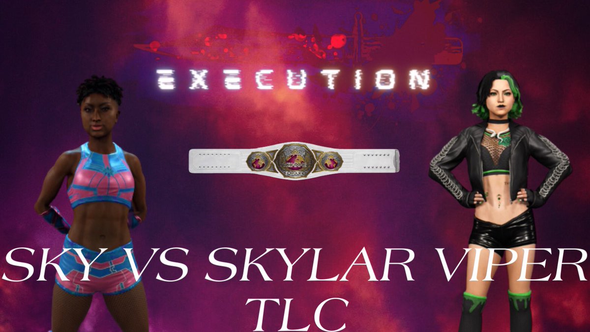 APEXPROWRESTLIN's tweet image. THE NEW WOMENS INTERCONTINENTAL CHAMPIONSHIP LAYS WAITING FOR ONE OF THESE 2 STRONG LADIES TO CLAIM THE PRIZE
SKY VS SKYLAR 
Who will get it done and claim the new title?
FIND OUT ON EXECUTION