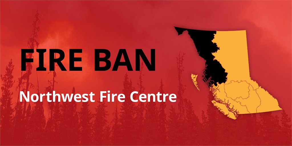 The Category 1 campfire prohibition remains in effect across the Nadina Fire Zone, which includes Tweedsmuir Park and the Nadina Forest District.
