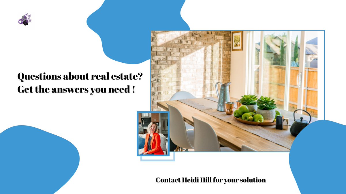 Need help with your real estate transaction? Let's talk!

Heidi Hill Real Estate
Here to help with your real estate needs. 
heidihillrealestate@gmail.com
#utahrealestate #SaltLakelistings #draperlistings... backatyou.com/lp/contact-for…