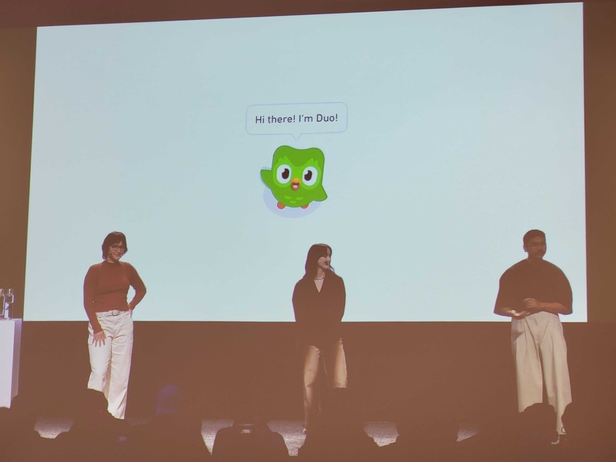 I'm so proud of my team at <a href="/duolingo/">Duolingo</a>!!!! Megan Barker, Anna Gusman, and Robert Managad are doing an incredible job at #Config2023