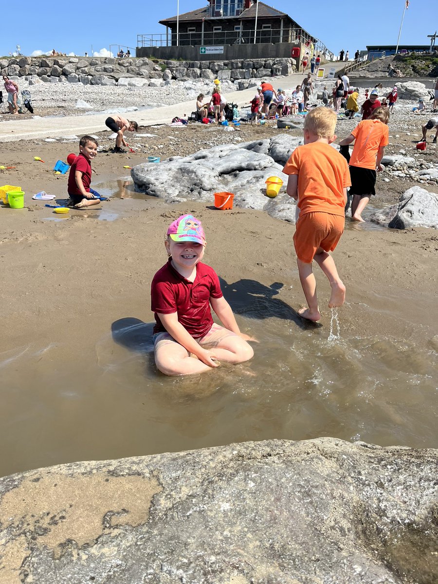 A beautiful day at a beautiful beach 🏖️ #Croeserwrec/Y1