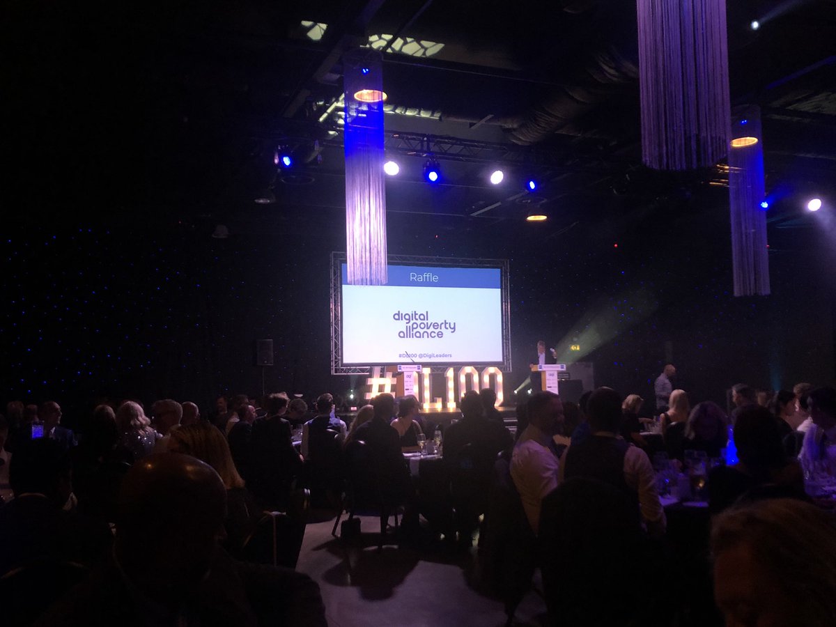 Thrilled to be at @DigiLeaders #DL100 Awards this evening! Best of luck to all the nominees, great to be a part of this celebration of digital industry go-getters🎉 and very grateful to be this year’s charity partner on this occasion. @elizabethdigi
