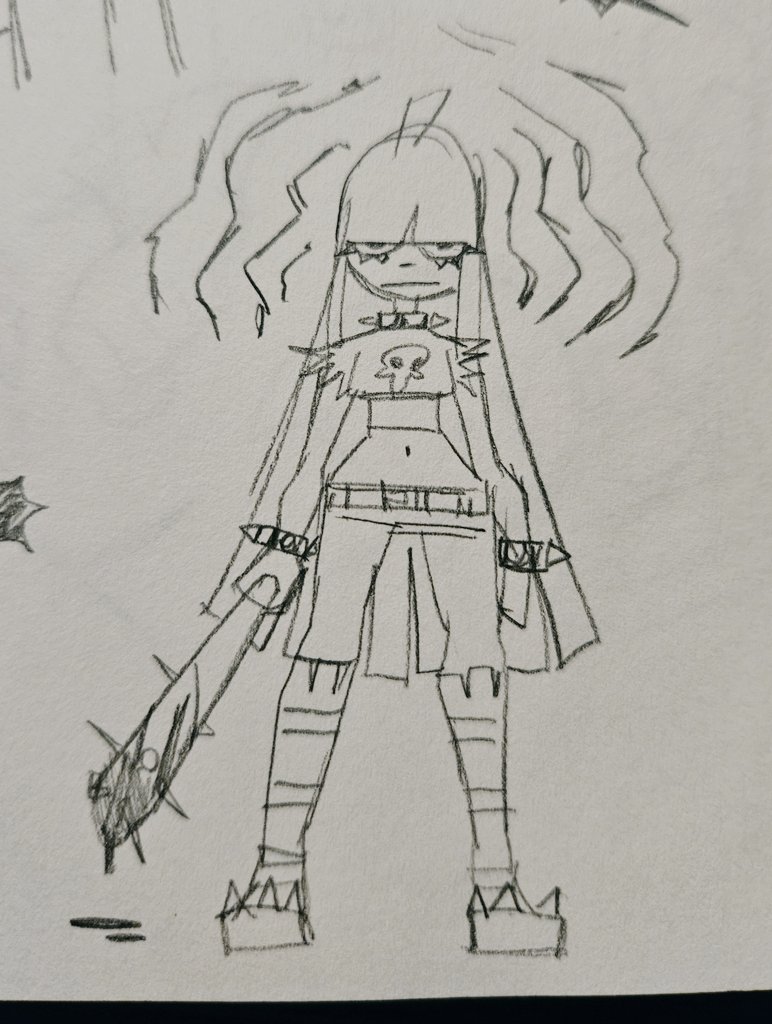 My computer went kaput recently and is currently being fixed. Idk when it'll be done so have some sketchbook doodles for now. 
