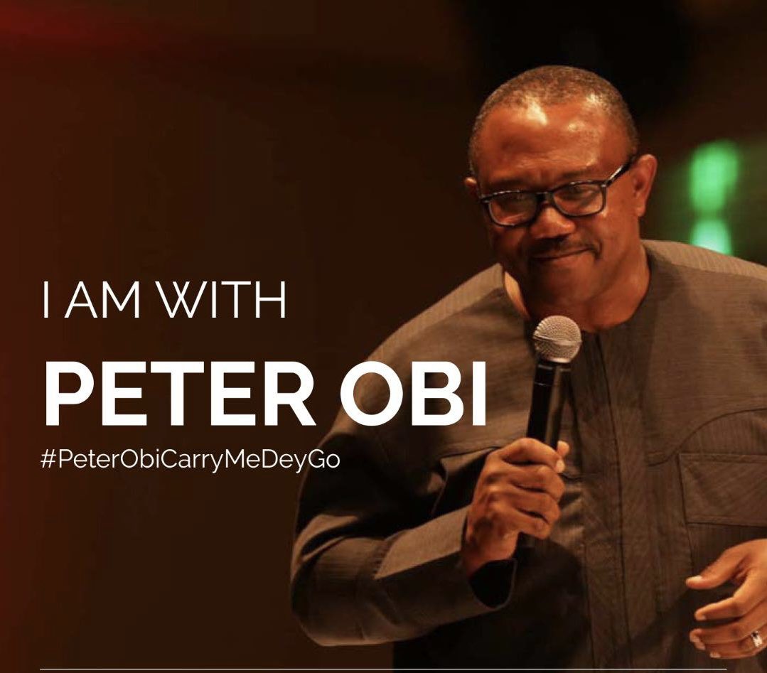 I stand with a visionary leader, irrespective of the outcome of any electoral or court case manned by the corruptible Nigerian umpires and judges.
#MrPeterobi #PEPT #NewNigeria