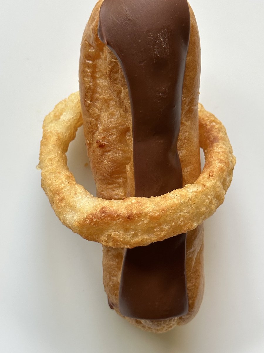 topfoder's tweet image. Happy #nationalchocolateeclair and #nationalonionrjngday