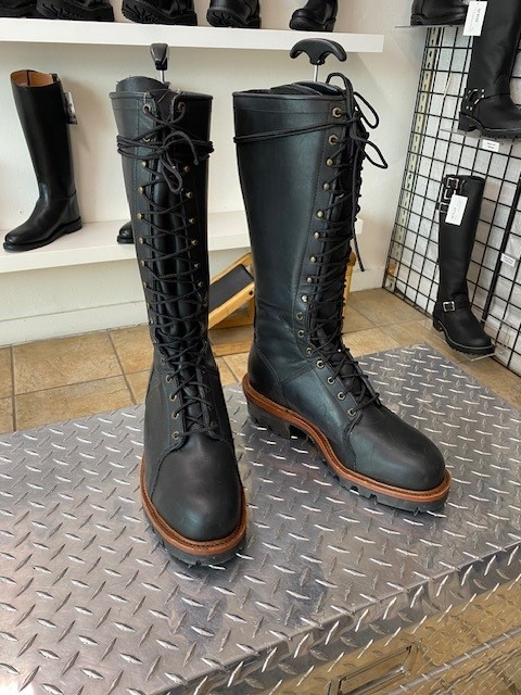 Hall's new top generation lineman boots