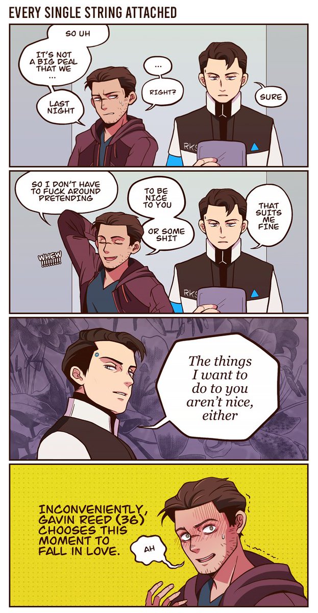 The key to Gavin's heart is to refuse to entertain the possibility that he even has one. All he has ever wanted was to be used for his body

#dbh #gavinreed #rk900 #reed900 #900gavin