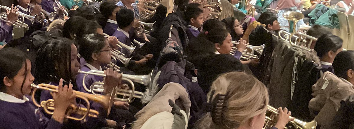 Y4 had a fantastic time playing their brass instruments with the Halle orchestra <a href="/BridgewaterHall/">The Bridgewater Hall</a> on Tuesday. They were engrossed watching the orchestra play and loved singing along to them. #expertlearners #culturalcapital <a href="/Oldhammusic/">Oldham Music Service</a>