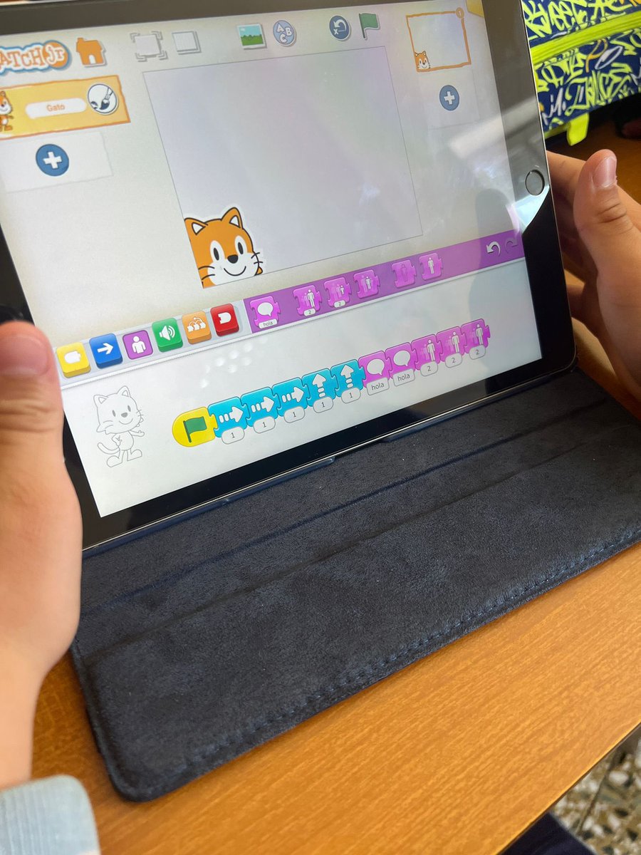 En matemáticas, finalizamos el curso aprendiendo conceptos básicos de programación con <a href="/scratch/">Scratch Team</a>