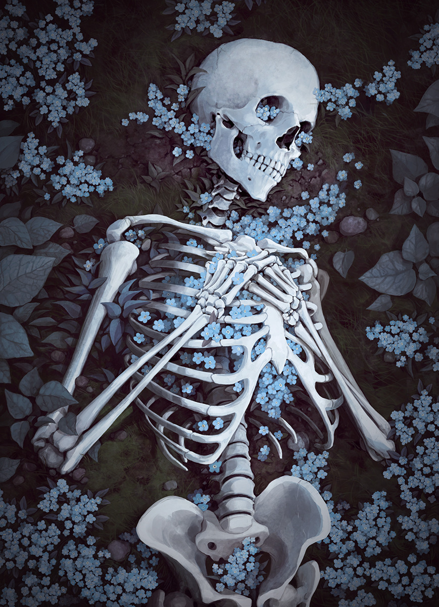 This gentle skeleton.