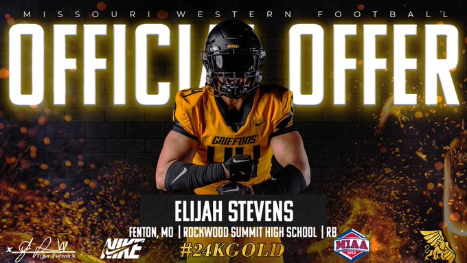 After a great conversation with @CoachEmoore I have received an offer to play for Missouri Western State University! @CoachStLouis @MWSU_Football @GSV_STL @PrepRedzoneMO @RSHS_Football