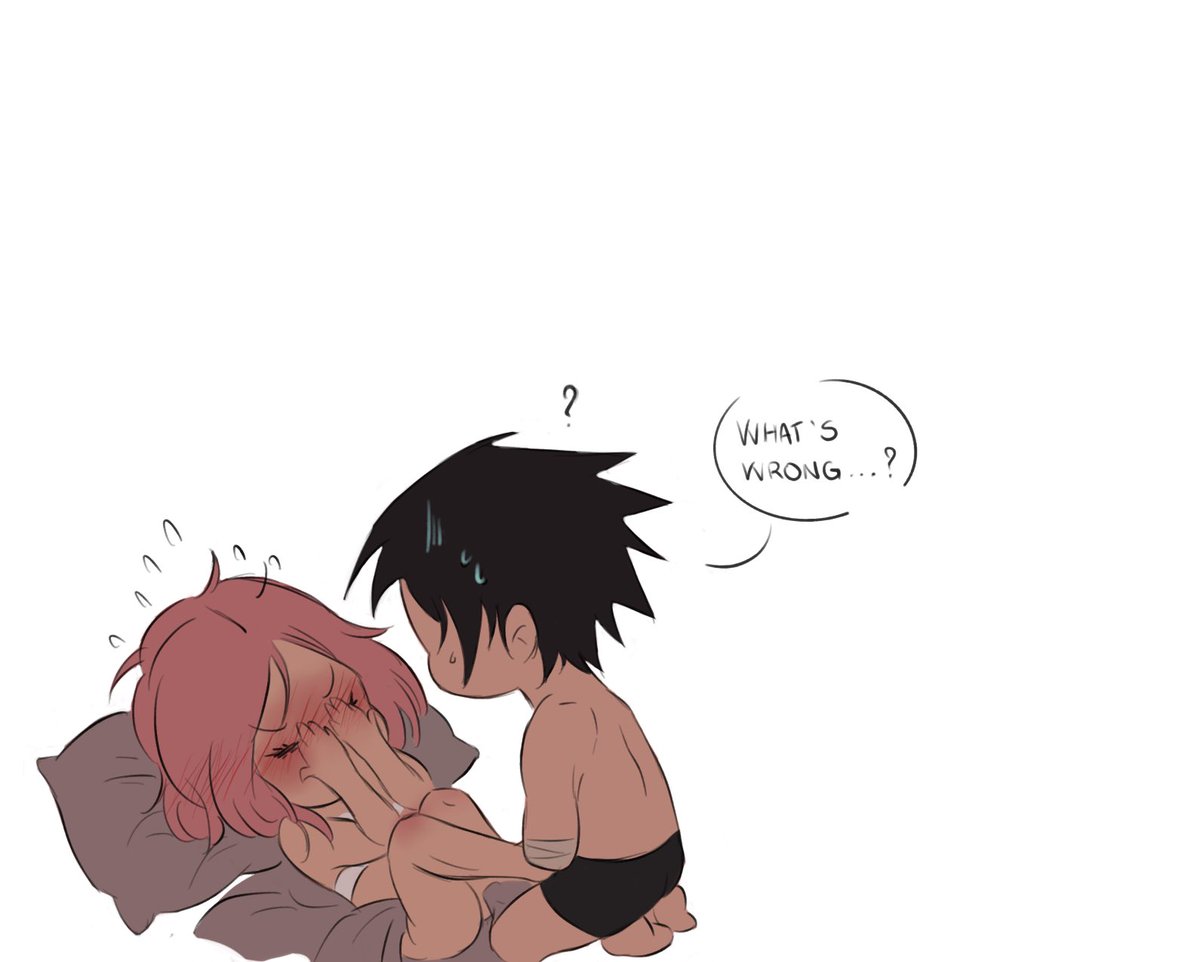 xnyymph's tweet image. ( nsfw - ish sasusaku ) 

👀🍓
#Sasusaku #SAKURA #sasuke