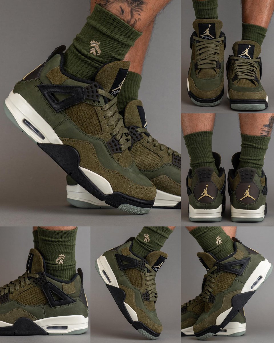 2023 #Olive Air Jordan 4 Craft SE on-feet! 🫒🧶
12/2/2023 $210