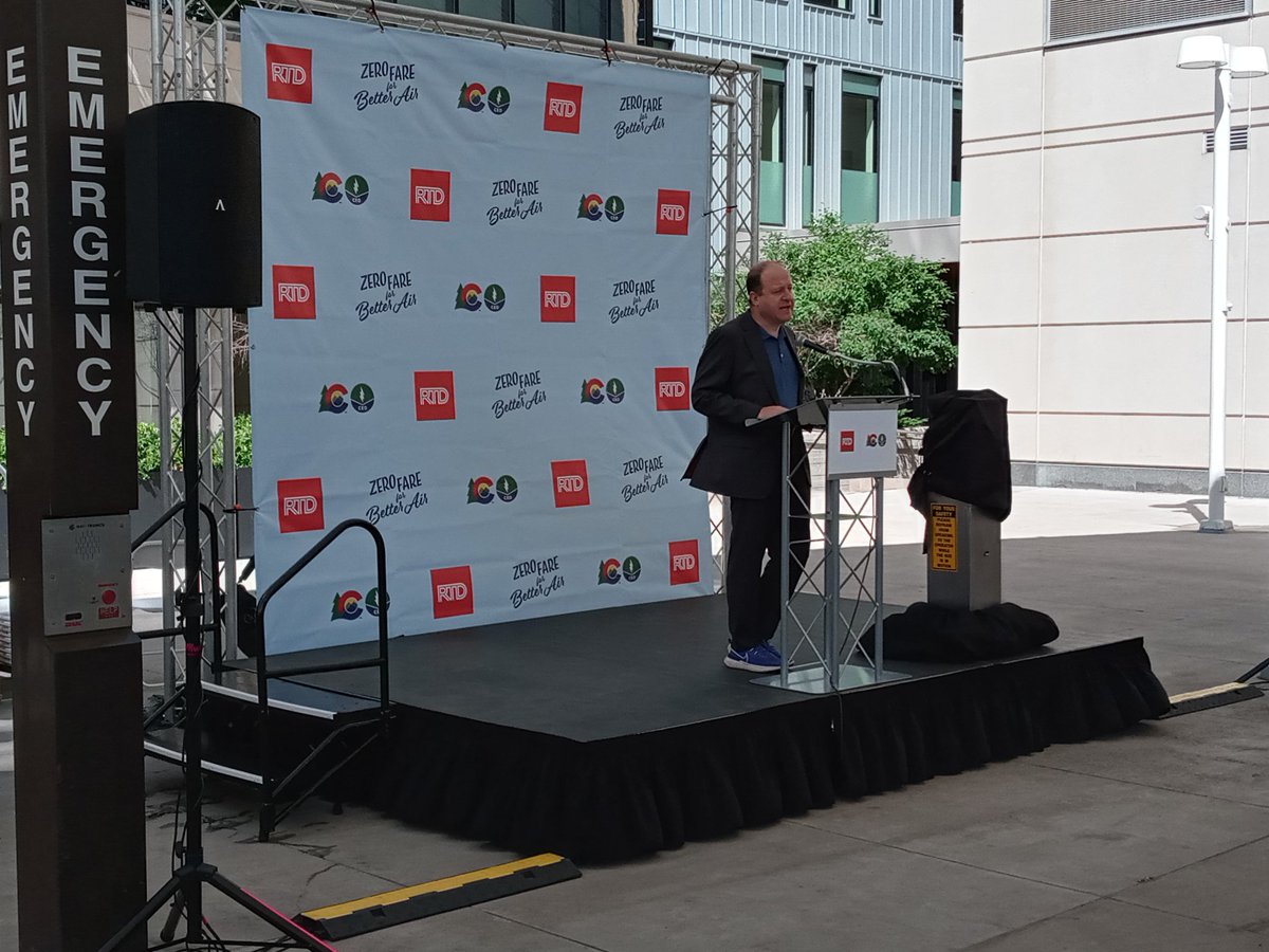 dannykatzbc's tweet photo. Excited for @RideRTD #ZeroFare July and August to launch. Big success last year. Thanks to legislators like @FaithWinterCO for going to bat on this, @GovofCO & his team for moving this forward & @RTDLadyBoss for making it happen. #CleanAirColorado https://t.co/8DbSdzd60F https://t.co/OlYGH3sBc4