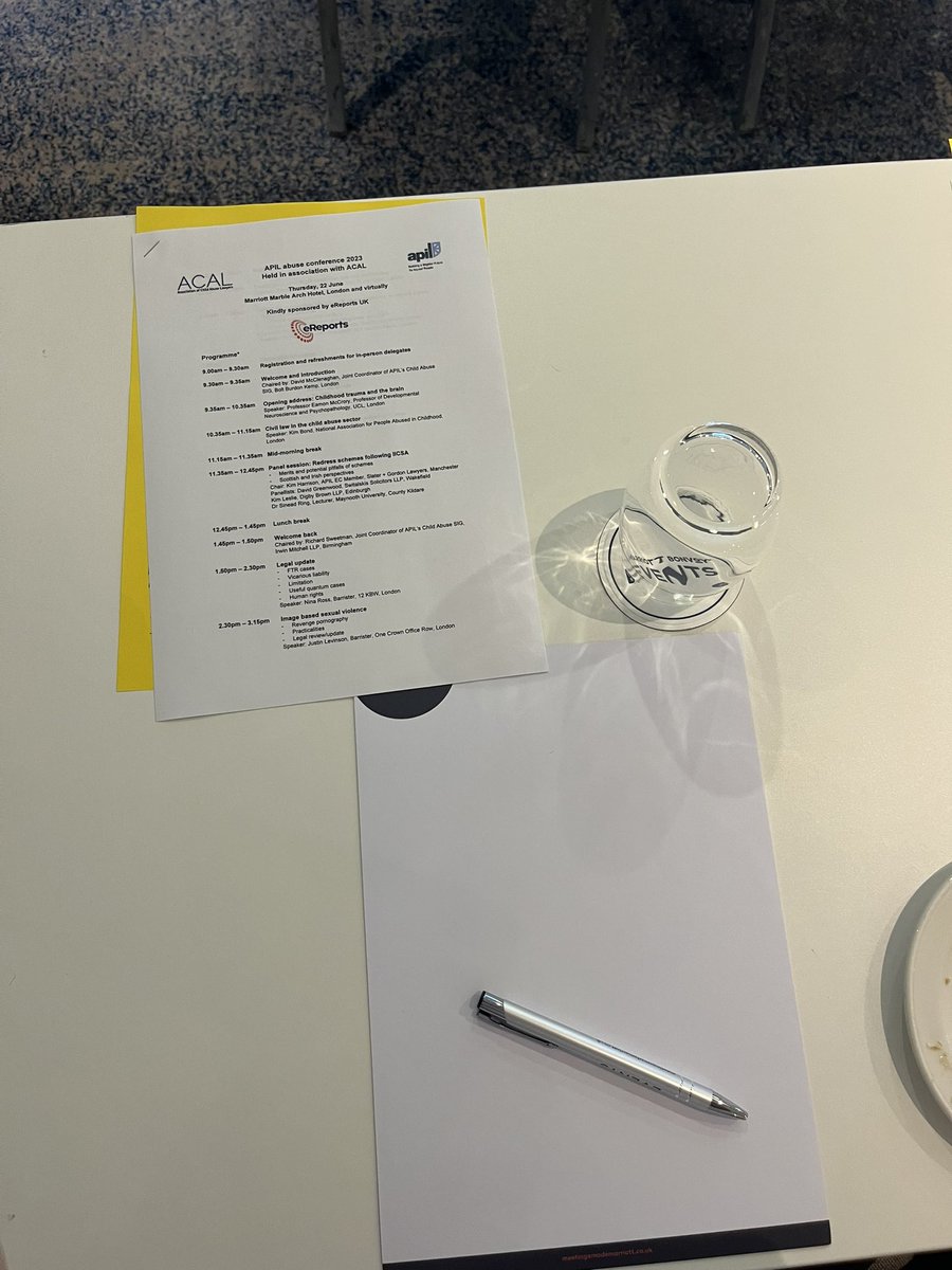 ES_solicitors's tweet image. Today our team attended ACAL’s abuse conference 2023. It was an incredibly insightful and enjoyable day, thank you @APIL and @ACAL_UK. 

#CSA #abuselawyers #legalchanges #abuse #PI