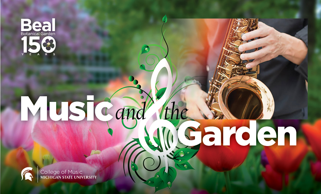 Come to the garden on June 25 for Music and the Garden! At 1:00pm there will be family art and science activities &amp; a history tour. Spartan Jazz Quartet concert starts at 2:00pm. Be sure to bring a lawn chair/blanket and a reusable water bottle! bealbotanicalgarden.msu.edu/events
@MusicMSU