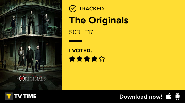 MaxanceMaerten's tweet photo. Je viens de regarder S03 | E17 of The Originals! #TheOriginals  https://t.co/jm99sZQYEn #tvtime https://t.co/Q27irj42WM