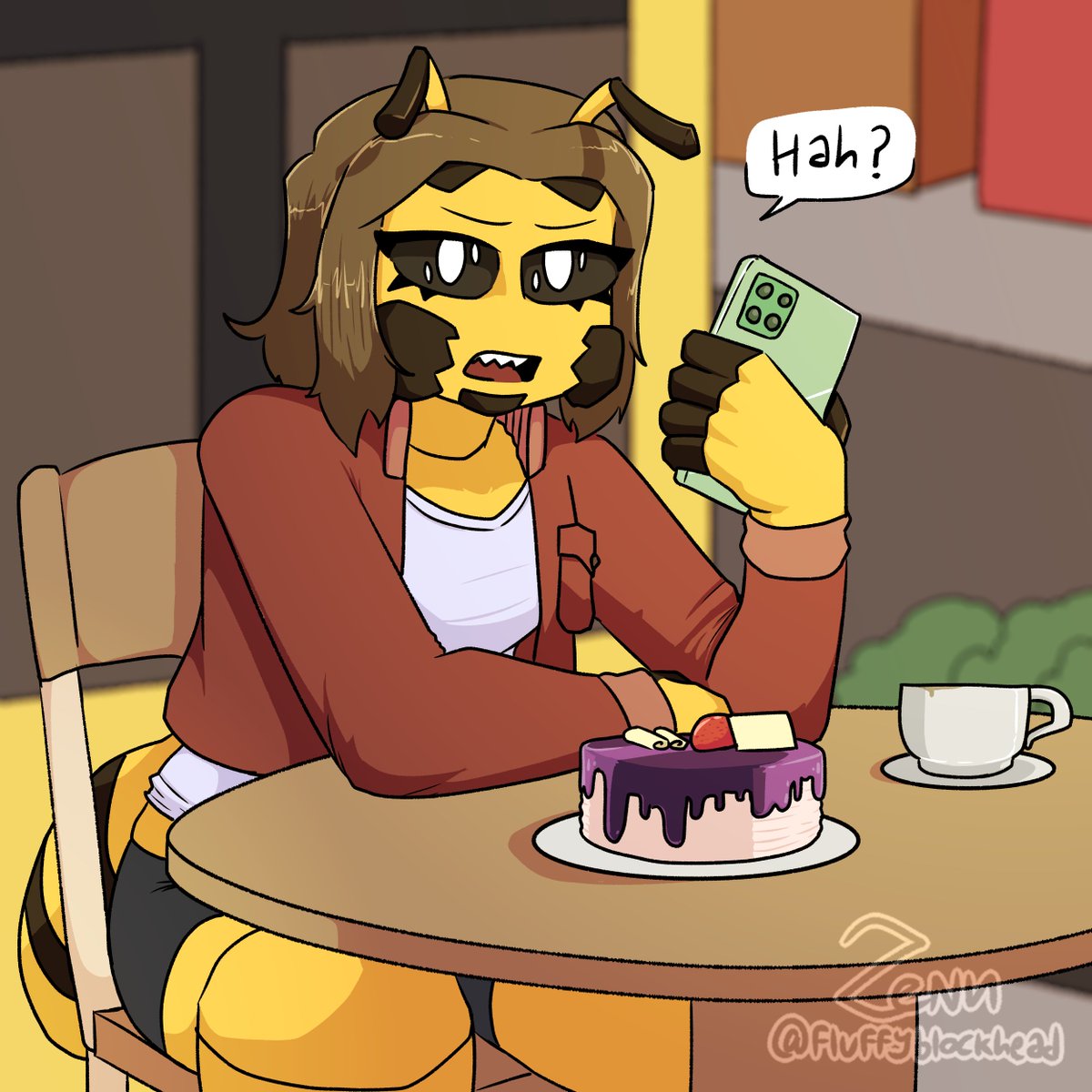FluffyBlockhead's tweet photo. Afternoon snack https://t.co/3amcb81cHW