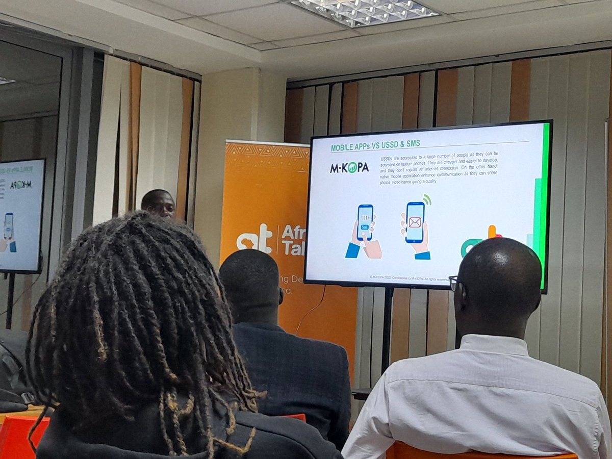 NIsophel's tweet image. Thank you so much for joining in to see how M-KOPA is using @Africastalking USSD APIs to extend financial services across East Africa.
In the coming sessions we will be building demo products on top of AT APIs
#ATDevsUg #WeLoveNerds