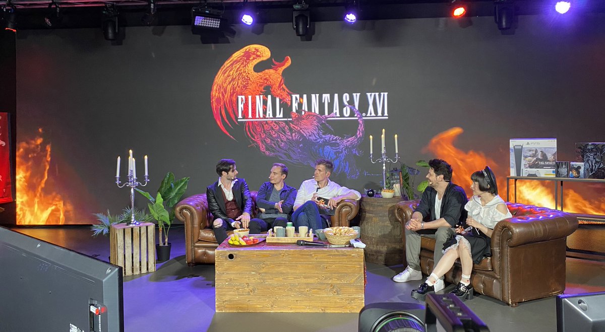 SquareEnixDE's tweet photo. Gerade bei uns im Livestream-Event: @vincentfallow, die deutsche Stimme von Clive 🗡🐺
#FF16EVENTDE https://t.co/BwmMgKELtu