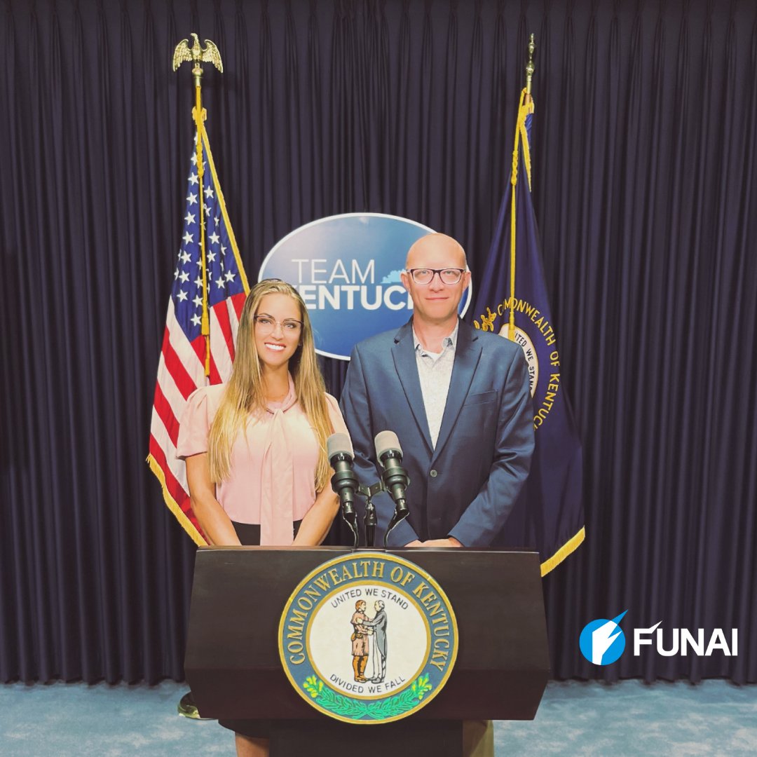 Funai thanks Kentucky Governor Andy Beshear and his team for a productive discussion on our cutting-edge technologies and upcoming developments. Exciting news is coming soon! Stay tuned for an announcement!
#PoweredByFunai #TeamKentucky