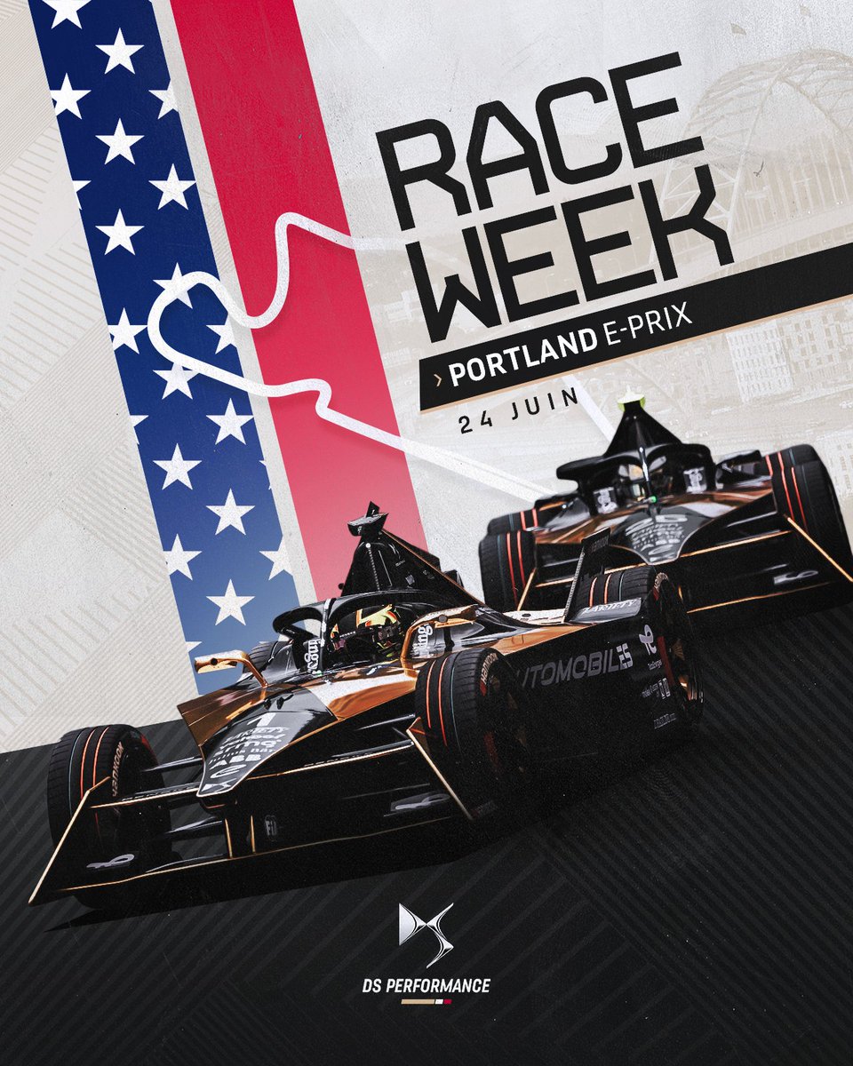 Llegó la semana de la carrera a Estados Unidos

#DSautomobiles #DSPENSKE  #DSETENSEFE23 #ABBFormulaE #PortlandEPrix