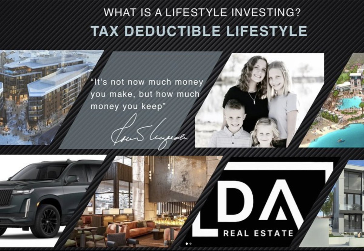daveallred_'s tweet photo. I’ve shared a lot about my personal approach to creating a Tax Deductible Lifestyle by intentionally integrating our lifestyle into our businesses (hiring children as employees, business vehicles, qualifying as a real estate professional, using 2nd homes as short term rentals, establishing a family foundation, etc)

Just finished reading Tom Wheelright’s new book this morning “The Win Win Wealth Strategy - 7 investments the government will pay you to invest in”. Very well written book and highly recommend for anyone looking to lower their tax liability👌🏼

#taxdeductible #7investments #lifestyleinvesting