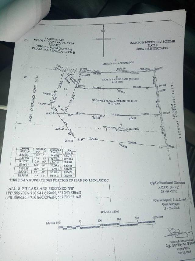 ** A ** Type: Land For Sale Address: 📌 1 Orchid road, Eti osa, Ajah, Lagos Price: ₦30,000,000 outright purchase Land Title: Registered Survey Land Area: 600 sqm Agent: @owooolusola Link: lgtnigeria.com/RTBViewPropert… .