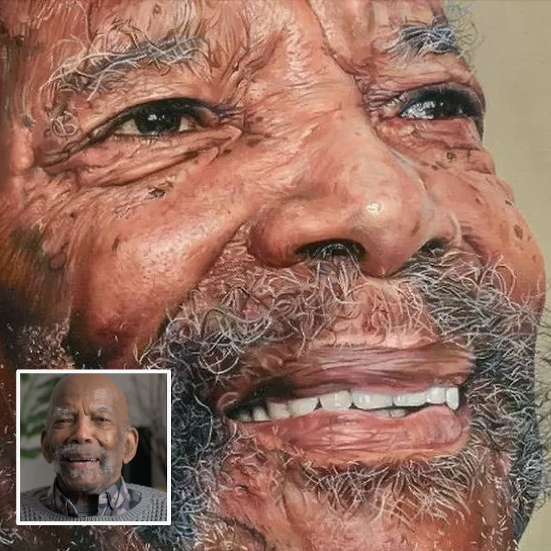 VeteransFdn's tweet photo. Today we celebrate Alford Gardner, a WW2 vet from Leeds! At 96, he is immortalised with this stunning painting commissioned by King Charles &amp; created by artist Chloe Cox. It marks the 75th anniversary of the #HMTEmpireWindrush to the UK. https://t.co/WpRrG9RKKJ