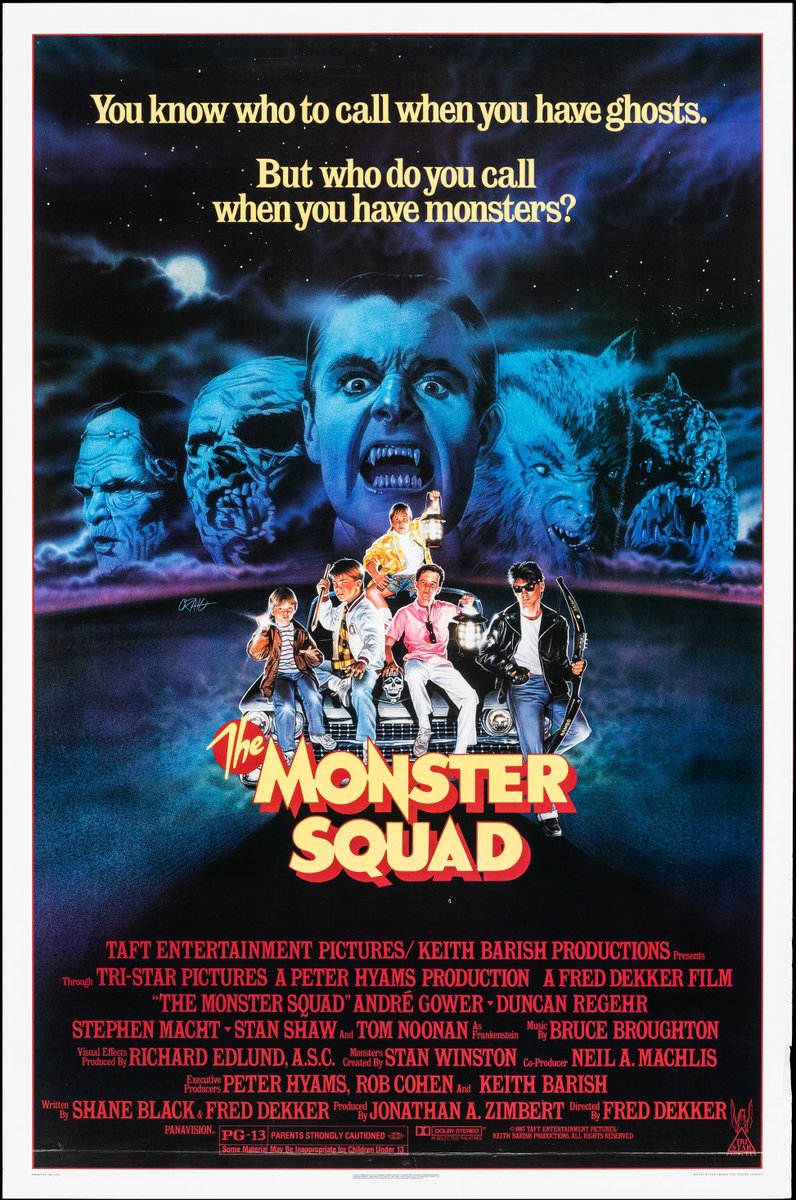 KLStudioClassic's tweet image. Coming Soon on 4KUHD!
Brand New HDR/Dolby Vision Master

The Monster Squad (1987) Starring Duncan Regehr, Stephen Macht, Tom Noonan &amp;amp; Jon Gries – Written by Shane Black (Lethal Weapon, The Nice Guys) &amp;amp; Fred Dekker (House) – Directed by Fred Dekker (Night of the Creeps).