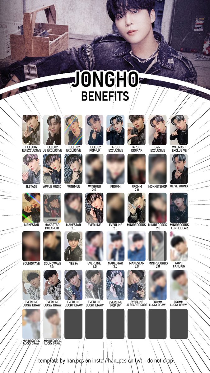 ATEEZ The World Ep 2: Outlaw pre-order benefit pc template