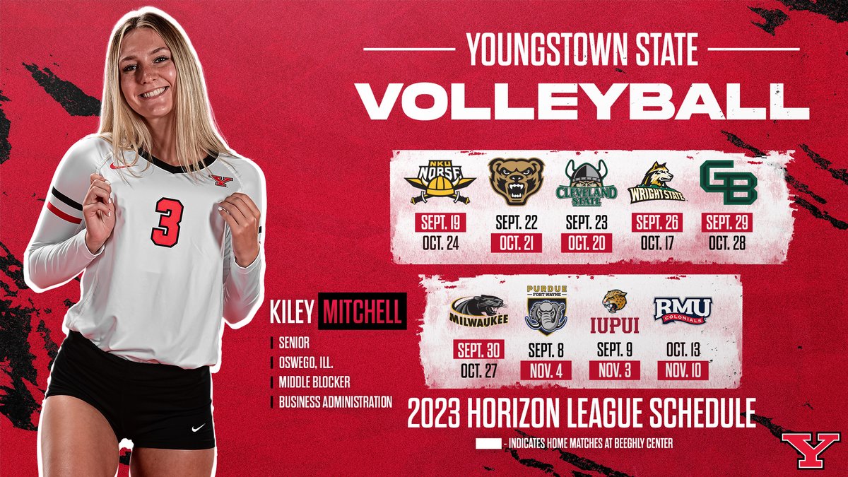 𝗛𝗢𝗥𝗜𝗭𝗢𝗡 𝗟𝗘𝗔𝗚𝗨𝗘 𝗦𝗖𝗛𝗘𝗗𝗨𝗟𝗘 𝗥𝗘𝗟𝗘𝗔𝗦𝗘‼

🔴 #HLVB opener in Beeghly on Sept. 19
🔴 Three-match homestands Sept. 26-30 and Nov. 3-10

The full 2023 slate: tinyurl.com/kykf3fc9

#GoGuins🐧