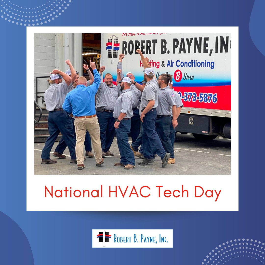 👉Happy National HVAC Tech Day!👈 Thank you for helping us all live comfortably in our own homes, schools, and work buildings all year long. #HVAClife #hvactechnician #Fredericksburg #Spotsylvania #PortRoyal #BowlingGreen #StaffordVA #LocustGroveVA