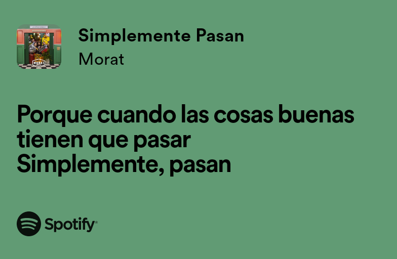 Violette07S's tweet photo. Simplemente pasan - Morat https://t.co/LDmHMDnIqk