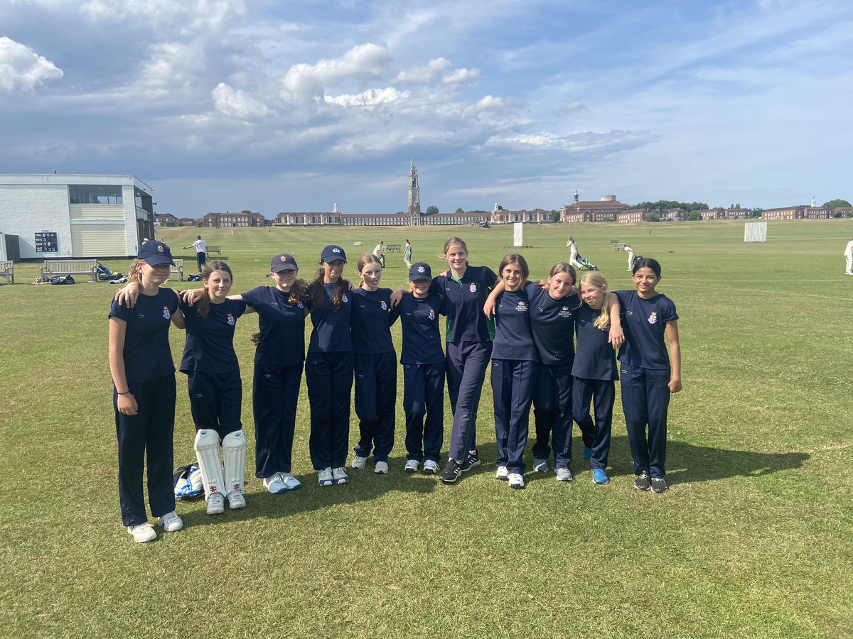 RHSSport's tweet photo. The U13 girls were brilliant today! Well done on finishing 3rd in the Suffolk Cup Competition. Special mentions to Jess for her brilliant 59* in our game against @OBHSchool and to Skye for her 3 wickets in the first match. @RHSSuffolk #TeamRHS https://t.co/omSZgtnvpV