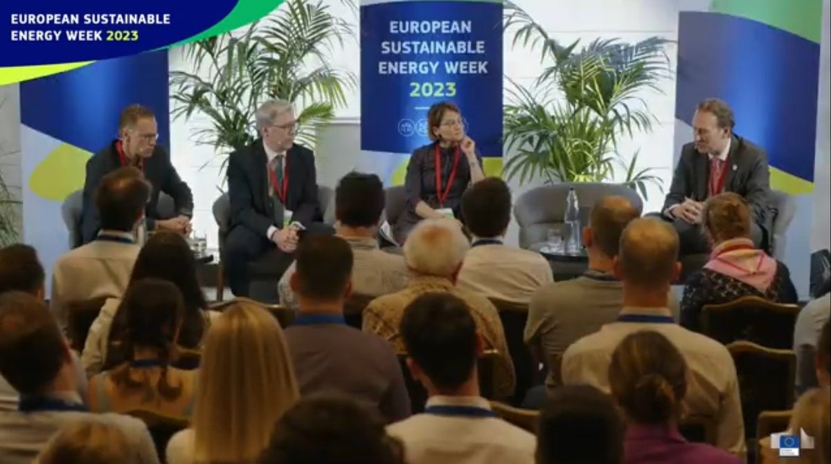 It was a great honor to take part to the #EUSEW2023 #EEFIG policy session on #energyefficiency. Many insights from the panel discussion where I talked about #energypoverty, #FinancialInclusion and #BehaviouralEconomics. A huge thanks for the invitation and the great organisation!