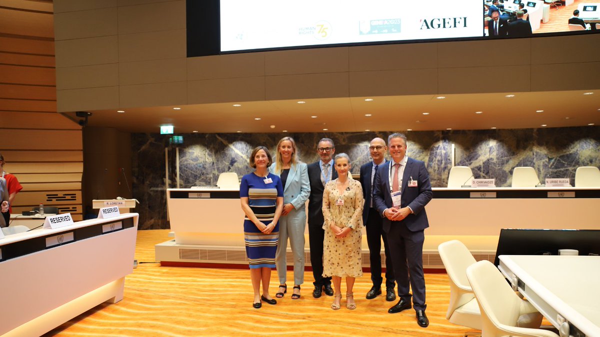 Chambers of Commerce are key allies to realise a future where both human rights &amp; businesses can thrive.

Today, I asked businesses from 100+ countries to put human rights at the core of operations.

Together, we can deliver better results for people &amp; the planet.

#HumanRights75