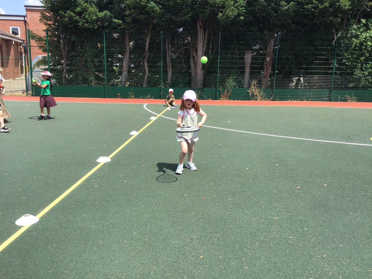 GCA_learning's tweet photo. Year 1 are enjoying their current PE unit which has introduced them to tennis. Fantastic ball control on display today- well done everyone #GCApe #GCAhealth #GCAvalues https://t.co/repqBr568C