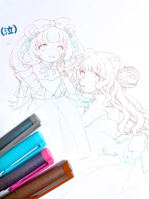 人物描けたらスキャンしようね