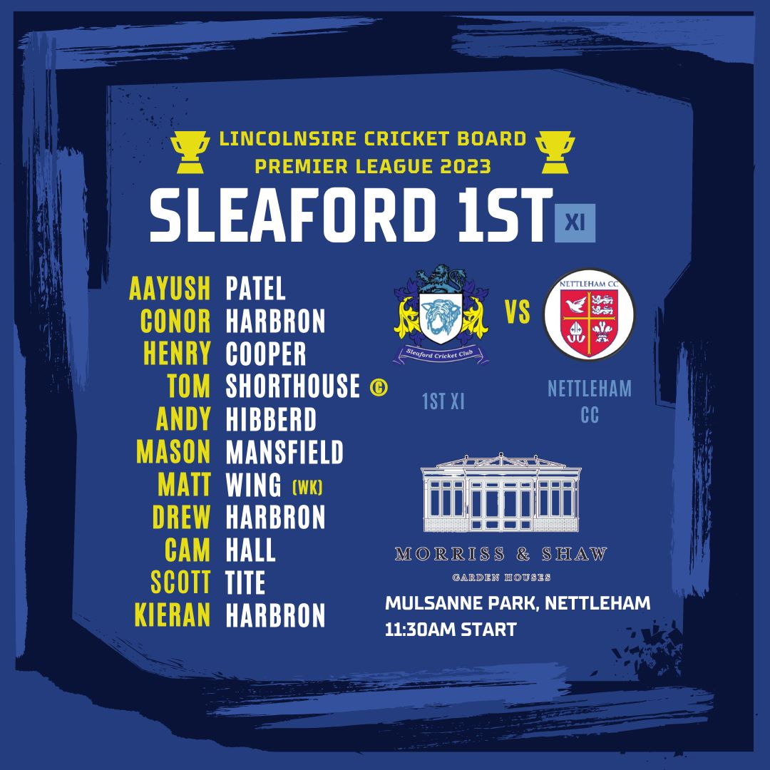 SleafordCC's tweet photo. No home game this Saturday so both teams are travelling. 1st XI to @Nettleham_CC and the 2nd XI at @BourneCC. https://t.co/qQihtkuN8l